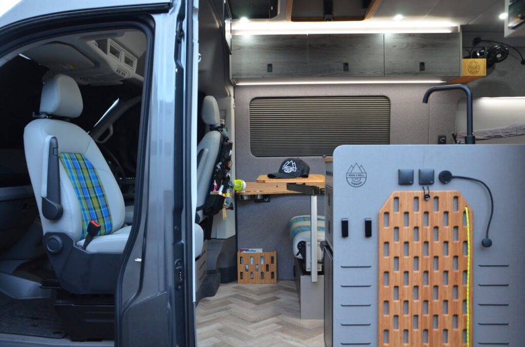 Crafter Custom Campervan Conversion. Rock 'N' Roll Campers Professional Vans Conversion info@rnrc.co.uk 01207 588855.